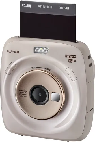 Rasmlarni bir zumda chiqazadigan fotoapparat Fujifilm Instax Square SQ 20 Beige, Black, фото № 4