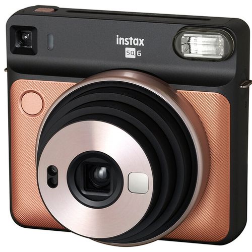 Fujifilm bir zumda rasm chiqazadigan fotoapparati INSTAX SQ 6 AQUA BLUE, Blush Gold