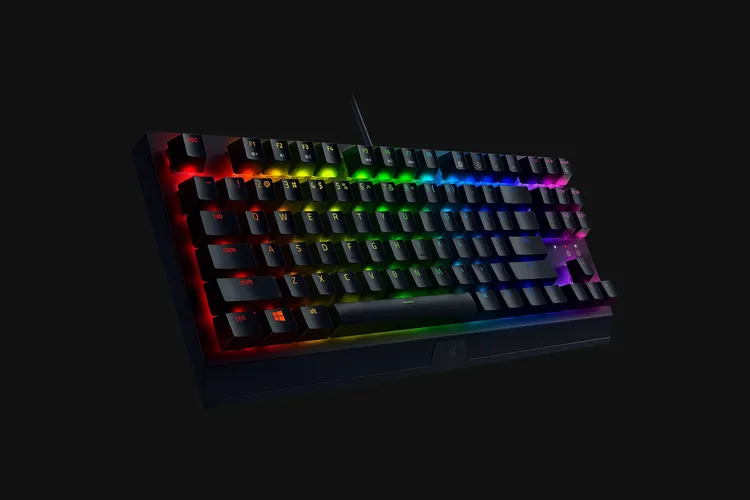 Клавиатура Razer BLACKWIDOW V3 TENKEYLESS (Yellow Switch) - US Layout Mechanical Gaming Клавиатура: Razer Mechanical Switches - Chroma RGB Lighting - Compact Form Factor, купить недорого