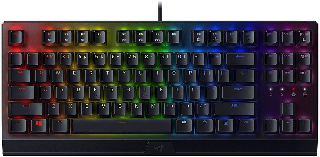 BLACKWIDOW V3 TENKEYLESS (Yellow Switch) klaviaturasi - US Layout Mechanical Gaming Klaviatura: Razer Mechanical Switches - Chroma RGB Lighting - Compact Form Factor