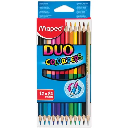 Карандаши цветные Maped (24цветов .Color''Peps Duo)