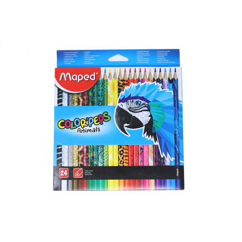 Карандаши цветные Maped (24цветов Animals pencils)