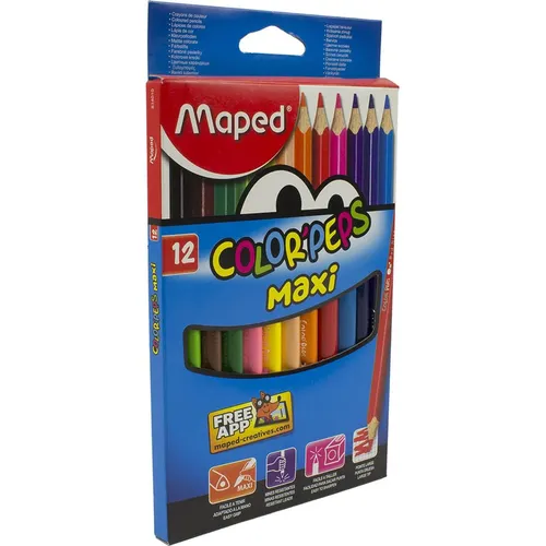 Карандаши цветные Maped (12цветов .Color''Peps Maxi)