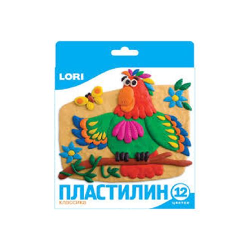 Пластилин Lori "Классика" 12 цветов