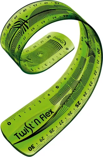 Линейка Maped (30cm, Twist''n Flex) Green