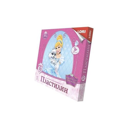 Plastilin Lori Disney "Qirollik uy hayvonlari " 10 rang 20gr.