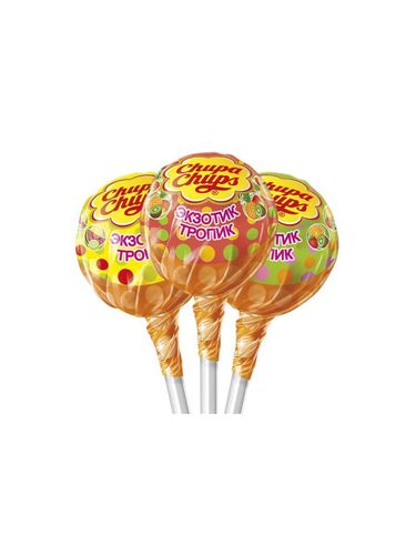 Chupa Chups karameli Ekzotik-Tropik , 12g/100ta dona, фото № 4