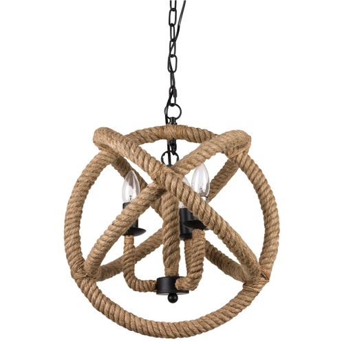 Lyustra 6013-D3 3xE14 40W ROPE ASYA-AVIZE 158-17576