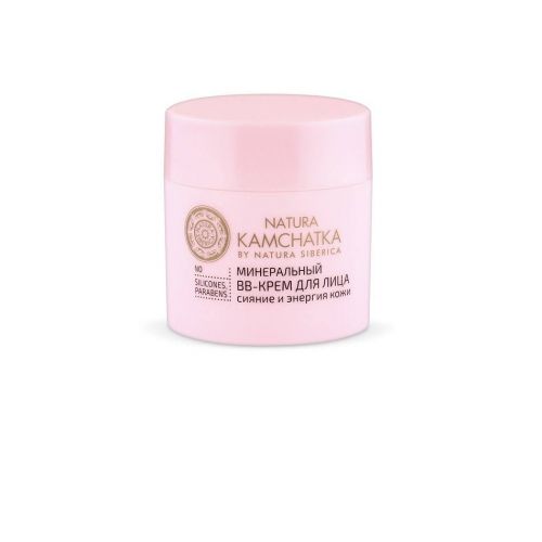 Natura Kamchatka yuz uchun BB-krem minerali "terining yorqinligi va energiyasi", 50 ml