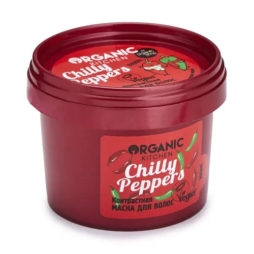 Маска для волос Organic Kitchen Chilly peppers Контрастная, 100 мл, фото