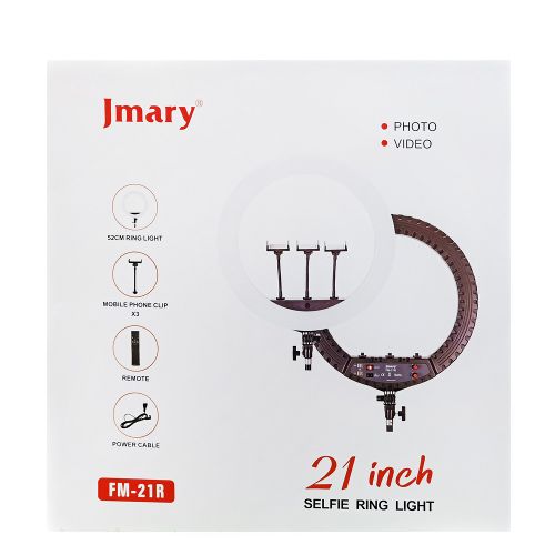 Кольцевая светодиодная лампа «Jmary FM-21R» - Без штатива, sotib olish
