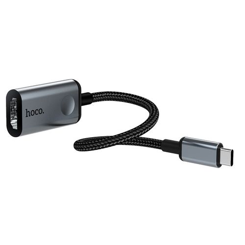 Конвертер Hoco HB21 Type-C в HDMI, Черный, фото