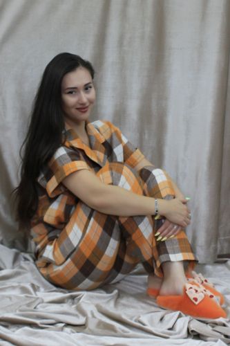 Qisqa yengli pijama 001