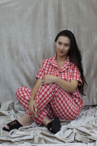 Qisqa yengli pijama 61