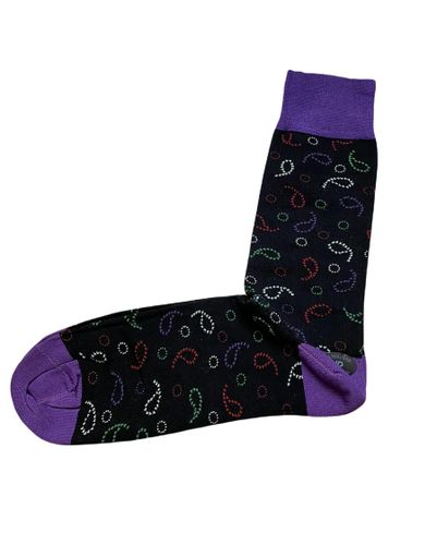 Носки 7Daysocks Boston, , Черно-фиолетовый