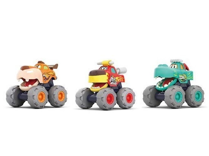 Набор машинок Hola Toys Monster Truck (комплект из 3 шт.), купить недорого