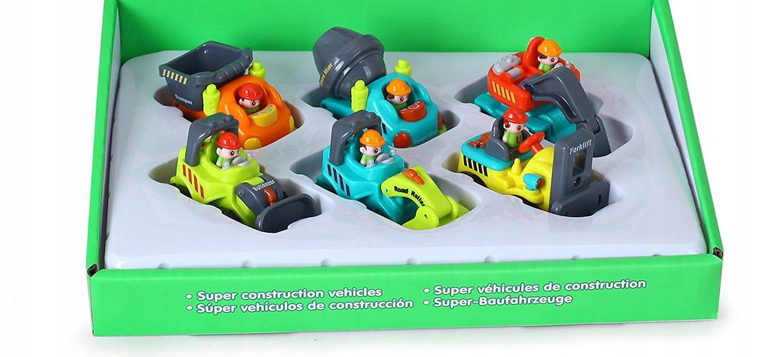 Набор машинок строительной спецтехники Hola Toys (комплект из 6 шт.), O'zbekistonda