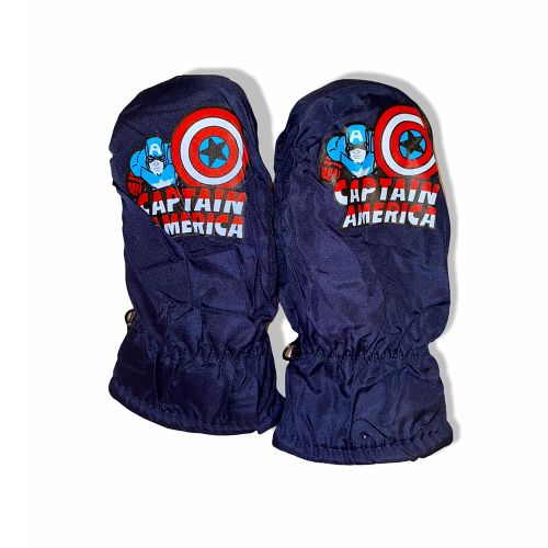 Yomg'ir matosidan qo'lqoplar 7Daysocks "Captain America", Темно-синий