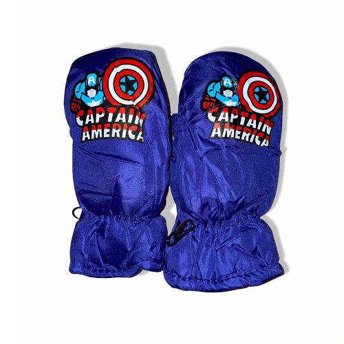 Yomg'ir matosidan qo'lqoplar 7Daysocks "Captain America", Синий