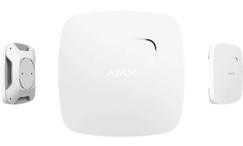 Беспроводной датчик дыма с сенсором температуры AJAX FireProtect