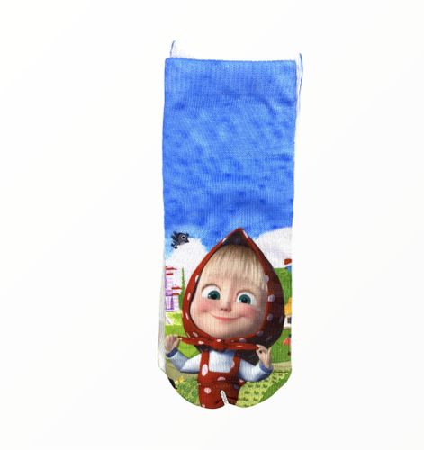 Носки 7Daysocks "Маша и Медведь", , Голубой