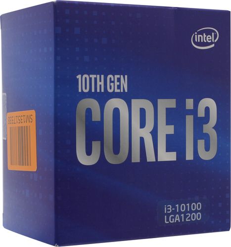 Процессор Intel-Core i3 - 10100, 3.6 GHz, 6MB, oem, LGA1200, Comet Lake