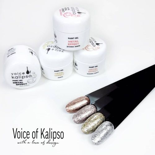 Paint Gel Metal Effect-Гель краска Kalipso, купить недорого