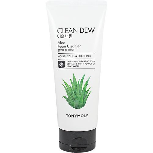 Yuvinish uchun ko'pik Tony Moly Clean Dew Aloe Foam Cleanser