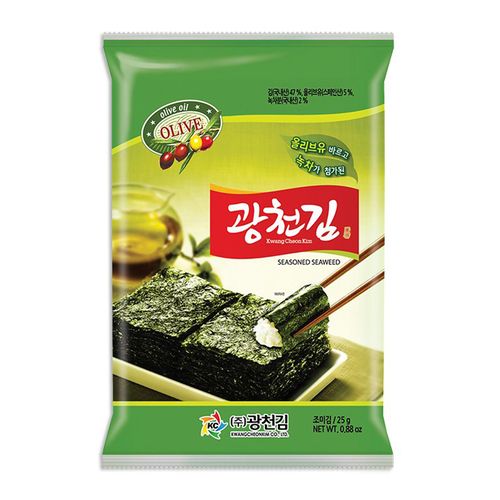 Qovurilgan dengiz karomi Kwang Cheng Kim Korean Kim Olive Oil