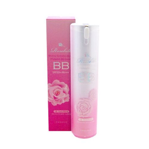 BB крем Enough rosehill white shining rose 3 solution bb cream spf 50+/pa+++