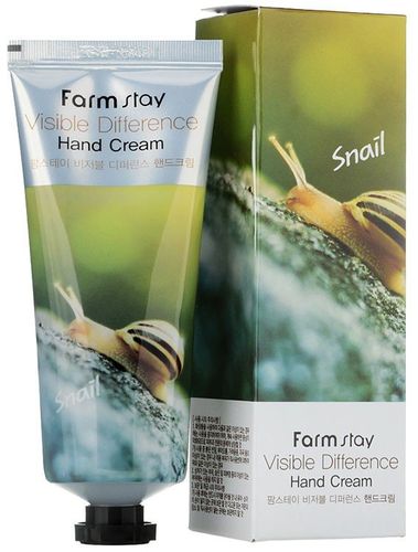 Qo'l uchun krem FarmStay Visible Difference Snail Hand Cream 