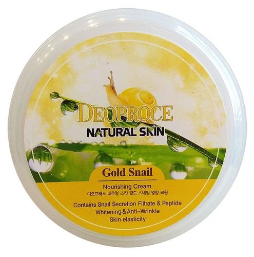 Крем для лица Deoproce Natural Skin Gold Snail Nourishing Cream