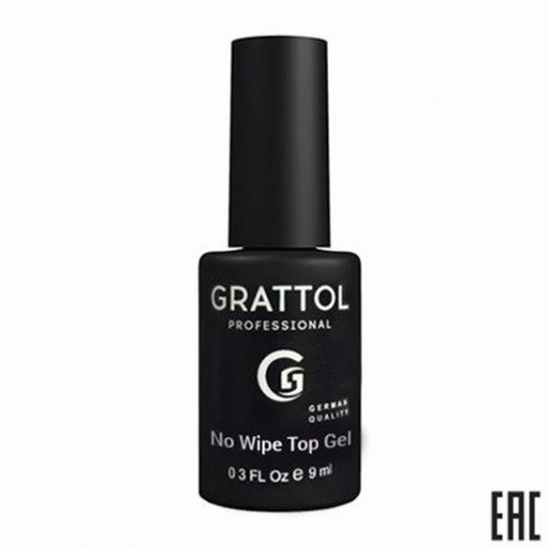 Топ Grattol No Wipe Gel - Топ без липкого слоя