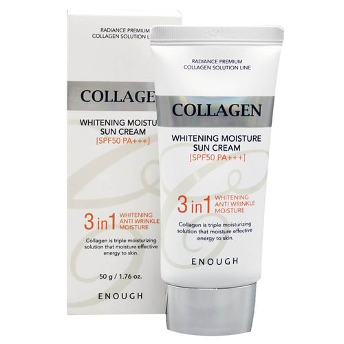 Солнцезащитный крем enough collagen whitening moisture sun cream