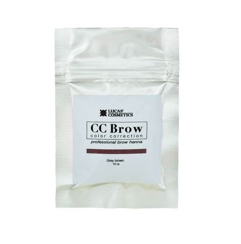 Хна для бровей серо-коричневая CC Brow в саше, 10 гр