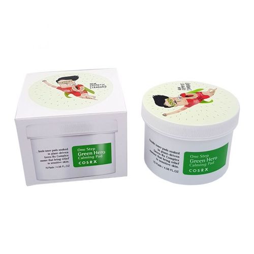 Пилинг-пэды COSRX one step green hero calming pad 70 pads
