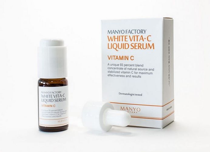 Сыворотка manyo white vita c liquid serum, купить недорого