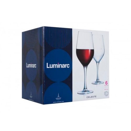 Vino uchun bokallar to'plami Luminarc Celeste (L5832), купить недорого