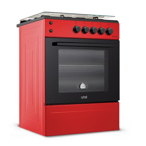 Газовая кухонная плита Artel Apetito 01-G, 3 года гарантии, Red