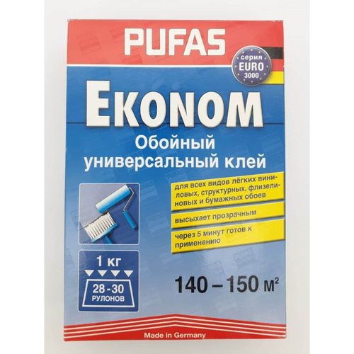 Клей PUFAS EKONOM Пуфас Обойный клей 1кг