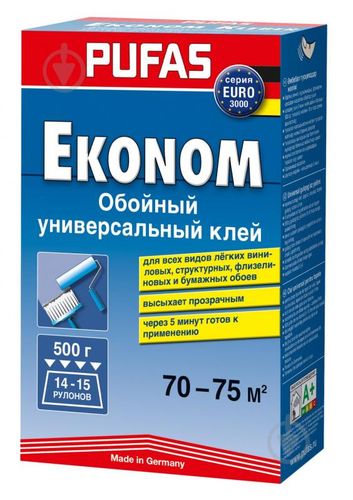 Клей для обоев PUFAS Econom 500 г