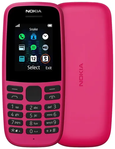 Мобильный телефон Nokia 105 SS, 4 MB, Pink