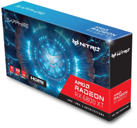 Videokarta SAPPHIRE Radeon RX 6800 XT 16GB GDDR6 Nitro+ GAMING OC (11304-02-20G), arzon