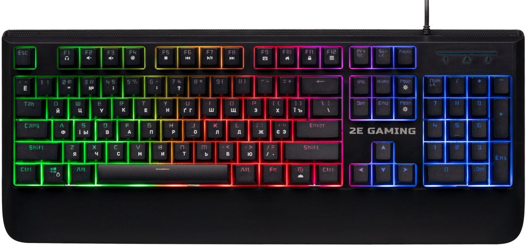 O'yin klaviaturasi 2E Gaming KG325 LED Black (2E-KG325UB)