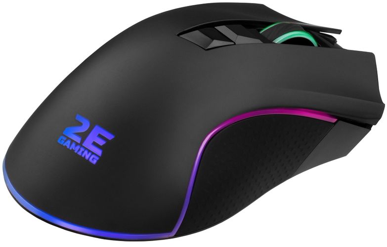 O'yin sichqonchasi 2E Gaming MG340 WL, RGB USB Black (2E-MG340UB-WL), купить недорого