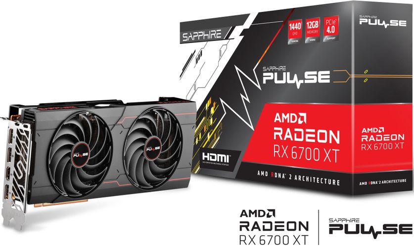 Videokarta SAPPHIRE Radeon RX 6700 XT 12GB GDDR6 PULSE GAMING OC (11306-05-20G), arzon