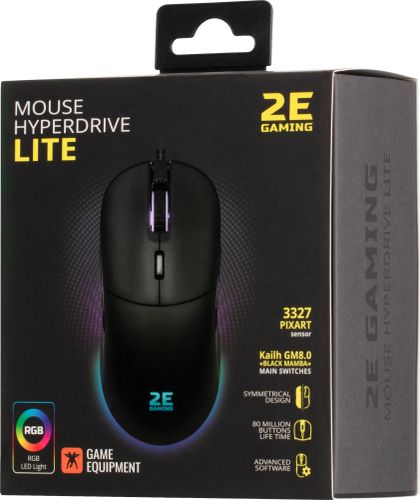 O'yin sichqonchasi 2E GAMING HyperDrive Lite, RGB (2E-MGHDL-BK), фото № 11