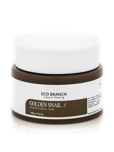 Yuz uchun krem Eco branch oltin shilliqqurt musini bilan intensiv namlash Intensive Golden Snail