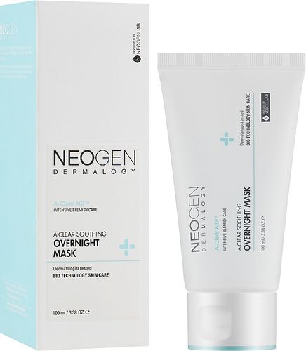 Ночная маска Neogen a-clear soothing overnight mask, 100 мл, купить недорого