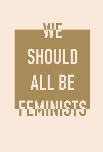 Daftar. We should all be feminists (A5 formati, rangli blok, to'rli lenta)